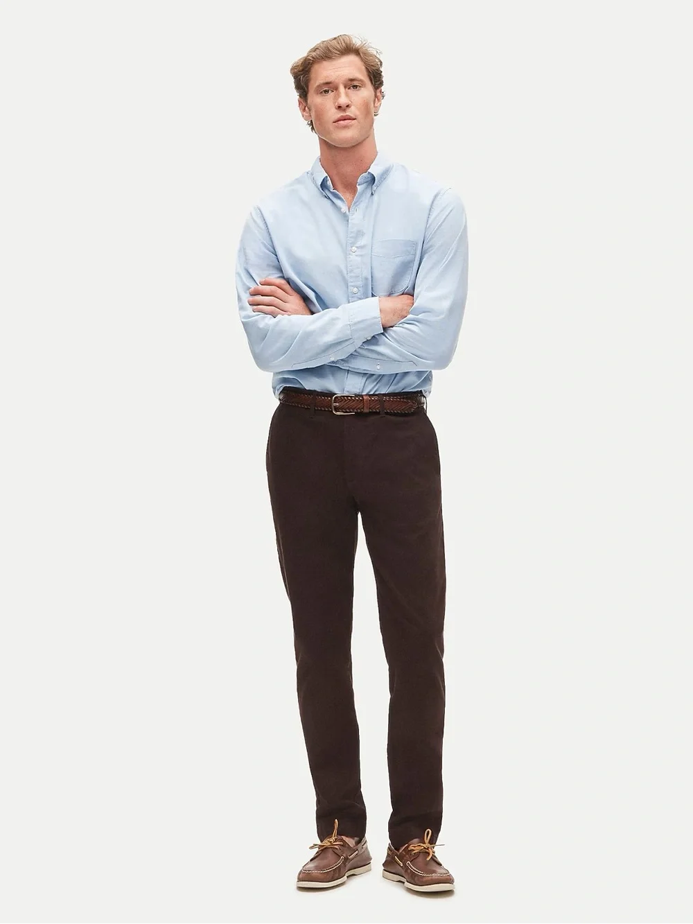 J. CREW 484 Slim-fit stretch chino pant in Inky Mocha Size 35/32 NWT $98 AR885